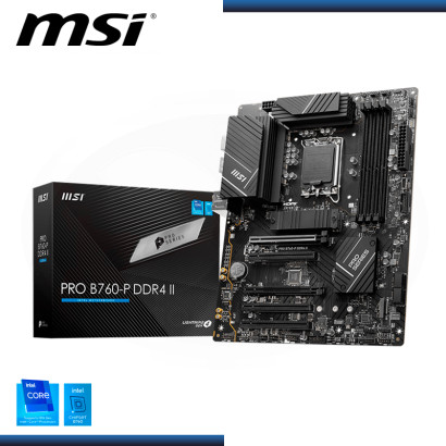 PLACA MSI PRO B760-P DDR4 II LGA 1700 (PN:911-7E29-001)