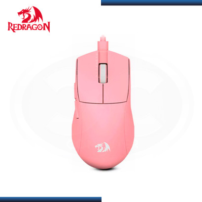 MOUSE REDRAGON M724 K1NG 1K PINK 5 BOTONES 12,400 DPI USB-C (PN:M724P)