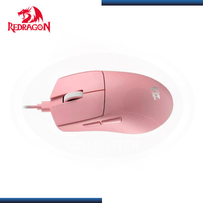 MOUSE REDRAGON M724 K1NG 1K PINK 5 BOTONES 12,400 DPI USB-C (PN:M724P)