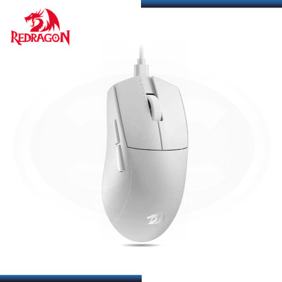 MOUSE REDRAGON M724 K1NG 1K WHITE 5 BOTONES 12,400 DPI USB-C (PN:M724W)