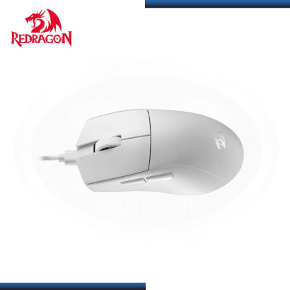 MOUSE REDRAGON M724 K1NG 1K WHITE 5 BOTONES 12,400 DPI USB-C (PN:M724W)