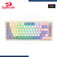 TECLADO REDRAGON UCAL K673CPG PRO RGB 75% INGLES PASTEL MECANICO USB-C/BLUETOOTH/WIRELESS (PN:K673CPG-RGB-PRO)