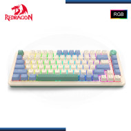 TECLADO REDRAGON UCAL K673CPG PRO RGB 75% INGLES PASTEL MECANICO USB-C/BLUETOOTH/WIRELESS (PN:K673CPG-RGB-PRO)