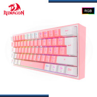 TECLADO REDRAGON FIZZ PRO K616-RGB PINK WHITE MECANICO ESPAÑOL USB-C/BLUETOOTH/WIRELESS (PN:K616-RGB-PW-SP)