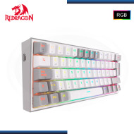 TECLADO REDRAGON FIZZ PRO K616-RGB WHITE GREY MECANICO ESPAÑOL USB-C/BLUETOOTH/WIRELESS (PN:K616-RGB-WG)