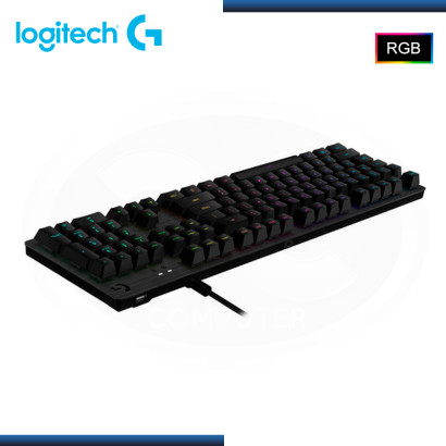 TECLADO LOGITECH G G513 CARBON RGB ALUMINIO BACKLIGHT MECANICO GAMING (PN:920-009322)