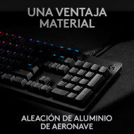 TECLADO LOGITECH G G513 CARBON RGB ALUMINIO BACKLIGHT MECANICO GAMING (PN:920-009322)