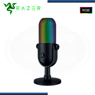 MICROFONO RAZER SEIREN V3 BLACK RGB CHROMA STREAMING SUPERCARDIOIDE CON SENSOR TOUCH SILENT (PN:RZ19-05060100-R3U1)