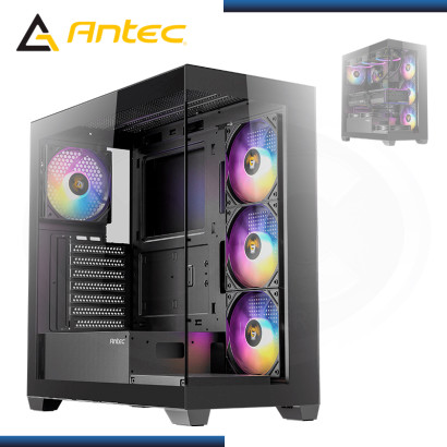 CASE ANTEC CX300 RGB ELITEBLACK SIN FUENTE VIDRIO TEMPLADO USB 3.0/USB 2.0 (PN:0-761345-10097-7)