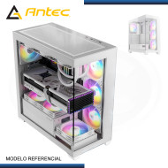 CASE ANTEC CX300 RGB ELITE WHITE SIN FUENTE VIDRIO TEMPLADO USB 3.0/USB 2.0 (PN:0-761345-10096-0)