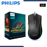 MOUSE PHILIPS G403 RGB BLACK 4,000 DPI USB (PN:SPK9403B/00)