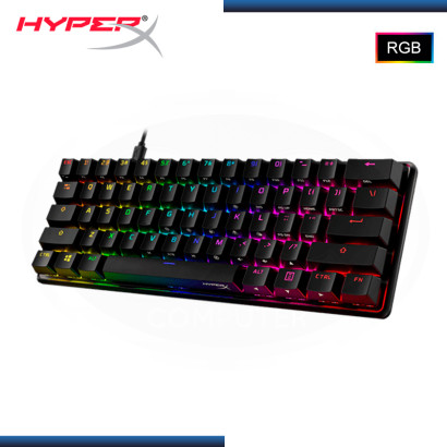 TECLADO HYPERX ALLOY ORIGINS 60 RGB SWITCH RED MECANICO INGLES (PN:4P5N4AA ABA)