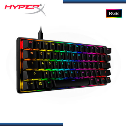 TECLADO HYPERX ALLOY ORIGINS 60 RGB SWITCH RED MECANICO INGLES (PN:4P5N4AA ABA)