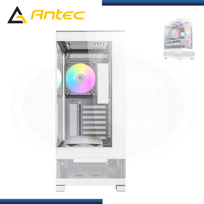 CASE ANTEC CX700M RGB ELITE WHITE SIN FUENTE VIDRIO TEMPLADO USB 3.2/USB 3.0 (PN:0-761345-10044-1)