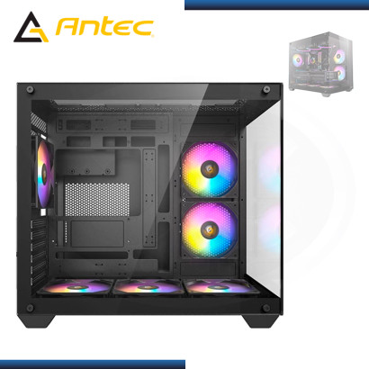 CASE ANTEC CX800 RGB ELITE BLACK SIN FUENTE VIDRIO TEMPLADO USB 3.0/USB 2.0 (PN:0-761345-10058-8)