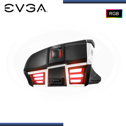 MOUSE EVGA X20 RGB BLACK 16,000 DPI CONEXION WIRELESS (PN:903-T1-20BK-K3)