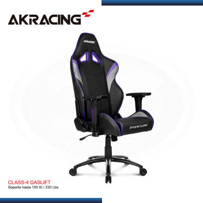 SILLA AKRACING OVERTURE PURPURA GAMING (PN:AK-OVERTURE-PR) BAD BOX