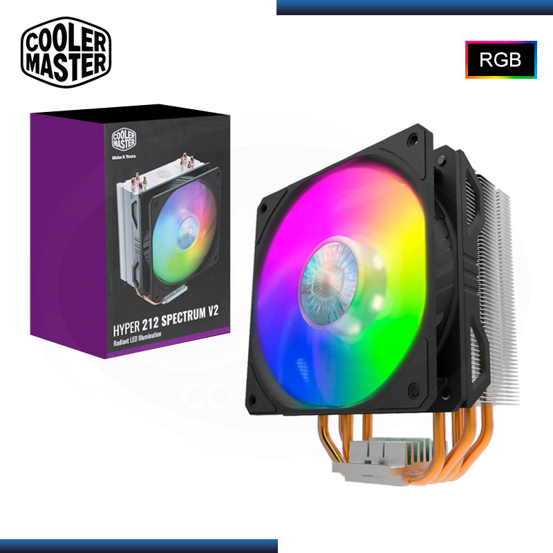 COOLER MASTER HYPER 212 SPECTRUM V2 REFRIGERACION AIRE AMD/INTEL (PN:RR-2V2L-18PD-R1)