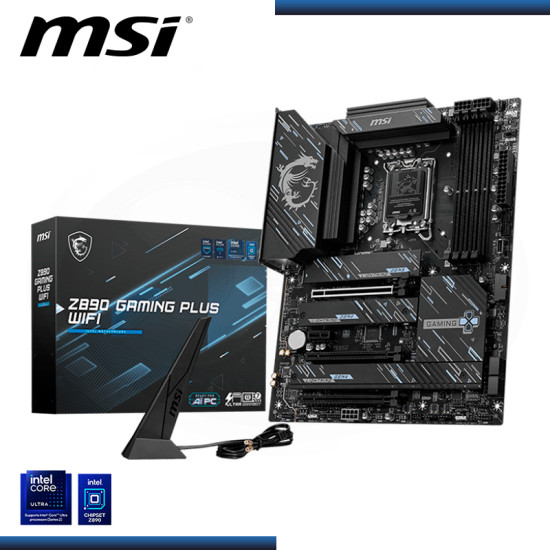 PLACA MSI Z890 GAMING PLUS WI-FI 7 DDR5 LGA 1851