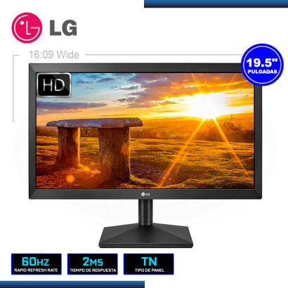 MONITOR LED 19.5" LG 20MK400H-B 1366x768 VGA/HDMI **BAD BOX**