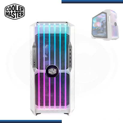 CASE COOLER MASTER HAF 700 EVO WHITE ARGB SIN FUENTE VIDRIO TEMPLADO USB 3.2 TYPE USB-C (PN:H700E-WGNN-S00)