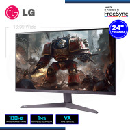 MONITOR LED 24" LG 24GS50F-B ULTRAGEAR 1920x1080 HDMI DP 1MS/180Hz/AMD FREESYNC