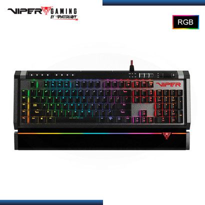 TECLADO VIPER GAMING V770 BLACK RGB MECANICO SWITCH RED WIRED USB (PN:PV770MRUMXGM)