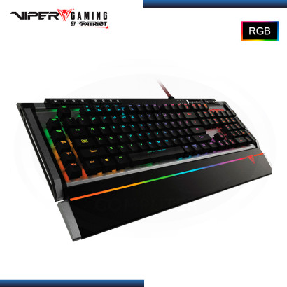 TECLADO VIPER GAMING V770 BLACK RGB MECANICO SWITCH RED WIRED USB (PN:PV770MRUMXGM)