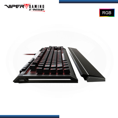 TECLADO VIPER GAMING V770 BLACK RGB MECANICO SWITCH RED WIRED USB (PN:PV770MRUMXGM)