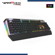 TECLADO VIPER GAMING V765 BLACK RGB MECANICO SWITCH WHITE WIRED USB (PN:PV765MBWUXMGM)