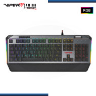 TECLADO VIPER GAMING V765 BLACK RGB MECANICO SWITCH WHITE WIRED USB (PN:PV765MBWUXMGM)