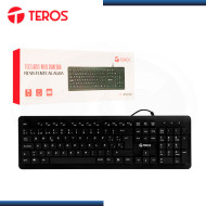 TECLADO TEROS TE-4065N BLACK MULTIMEDIA IPX7 WIRED USB