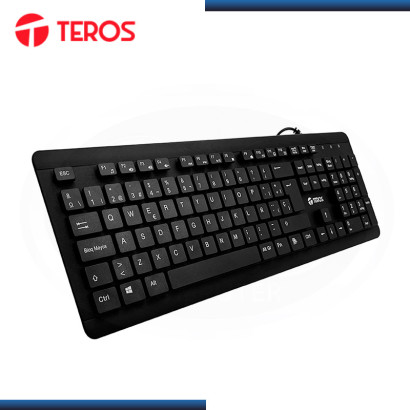 TECLADO TEROS TE-4065N BLACK MULTIMEDIA IPX7 WIRED USB