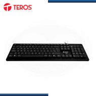 TECLADO TEROS TE-4065N BLACK MULTIMEDIA IPX7 WIRED USB