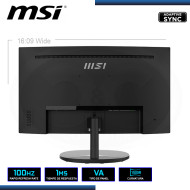 MONITOR LED 23.6" MSI PRO MP2412C CURVO 1920x1080 HDMI DP ALTAVOCES INTEGRADO 1MS/100Hz/ADAPTIVE SYNC