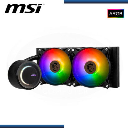 MSI MAG CORELIQUID E240 BLACK ARGB REFRIGERACION LIQUIDA AMD/INTEL (PN:306-7ZW5E17-C24)