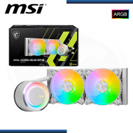 MSI MAG CORELIQUID E240 WHITE ARGB REFRIGERACION LIQUIDA AMD/INTEL (PN:306-7ZW5E27-C24)