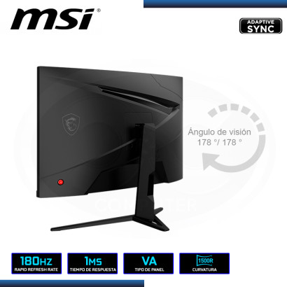 MONITOR LED 24" MSI G2422C CURVO 1920x1080 HDMI DP 1MS/180Hz/ADAPTIVE SYNC