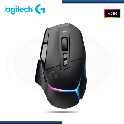 COMBO LOGITECH G : MOUSE G502 X PLUS LIGHTSYNC RGB BLACK WIRELLES (PN:910-006160) + MOUSE PAD G640 SE LARGE (PN:943-001334)