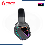 AUDIFONO TEROS TE-8171N RGB BLACK CON MICROFONO CONEXIÓN 3.5MM + USB