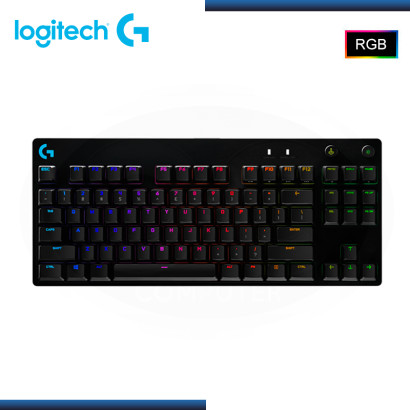 TECLADO LOGITECH G PRO RGB BLACK SIN NUMERICO CONEXIÓN WIRED USB (PN:920-009388)