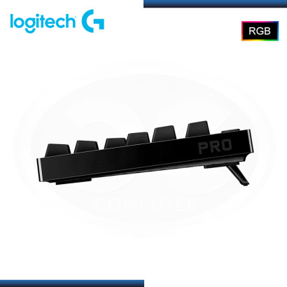 TECLADO LOGITECH G PRO RGB BLACK SIN NUMERICO CONEXIÓN WIRED USB (PN:920-009388)