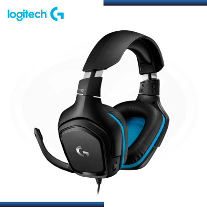 AUDIFONO LOGITECH G G432 BLACK GAMING 7.1 CON MICROFONO (PN:981-000769)