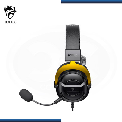 AUDIFONO BOETEC LYCAN BLACK CON MICROFONO CONEXIÓN 3.5MM (PN:BOE-002E)