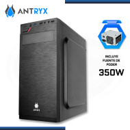 CASE ANTRYX ELEGANT 630 BLACK CON FUENTE 350W USB 3.0/USB 2.0 (PN:AC-E630-350CP)