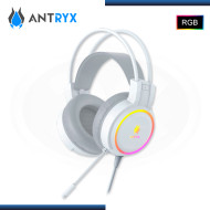 KIT ANTRYX GC3100 X3 WHITE RGB TECLADO SWITCH BLUE + AUDIFONO + TECLADO + MOUSE (PN:AGC-3100X3WBL-SP)