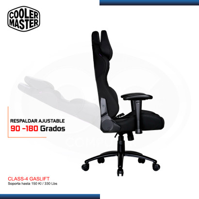 SILLA COOLER MASTER CALIBER R3C TELA COOL-IN BLACK (PN:CMI-GCR3C-BK)