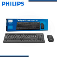 KIT PHILIPS C602 WIRELESS TECLADO + MOUSE (PN:SPT6602B)