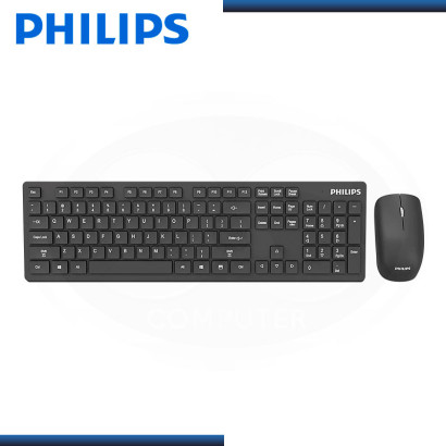 KIT PHILIPS C602 WIRELESS TECLADO + MOUSE (PN:SPT6602B)