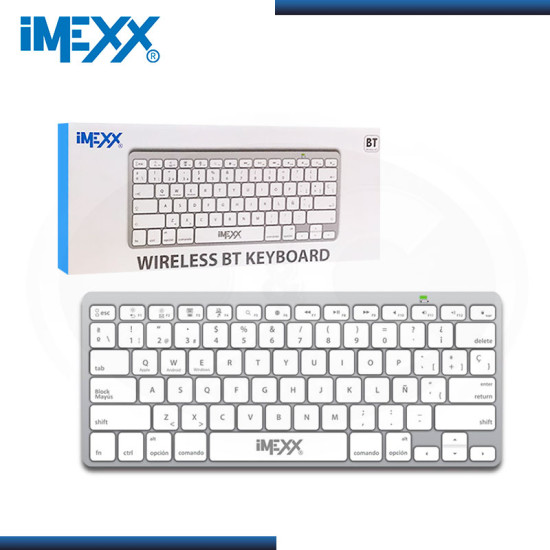 TECLADO IMEXX SILVER ESPAÑOL CONEXION BLUETOOTH (PN:IME-24850SP)